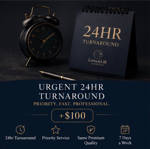 24hr Turnaround add on