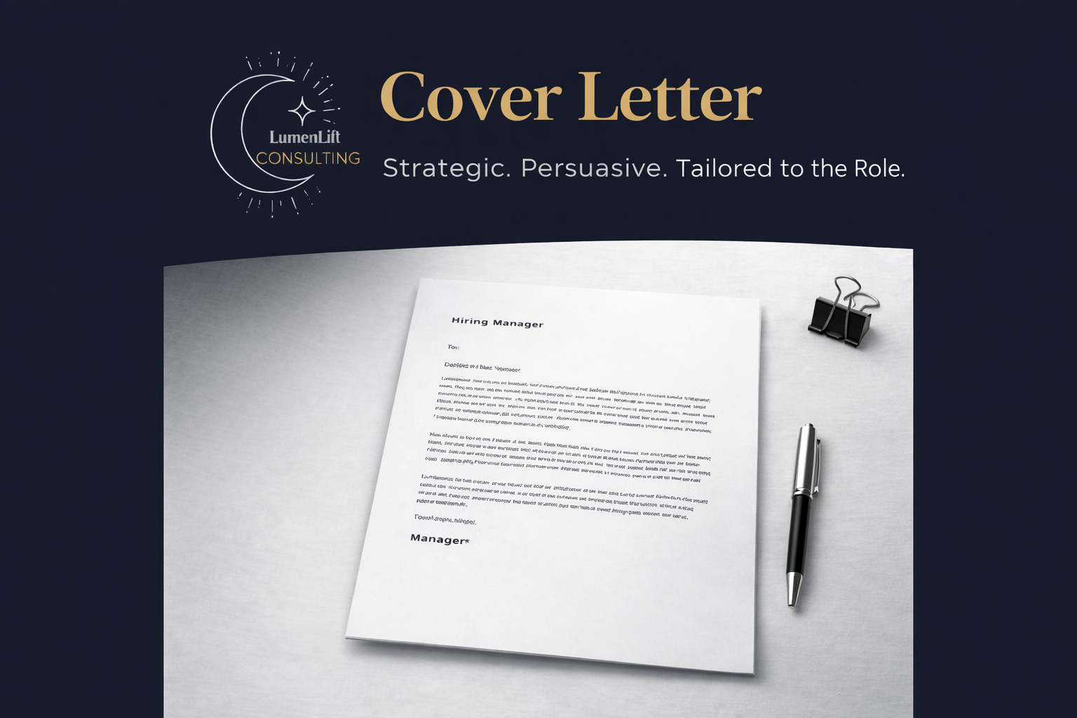 Cover Letter only