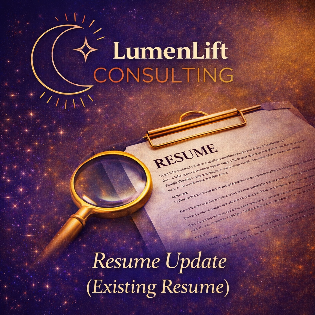 Resume update (Existing Resume)